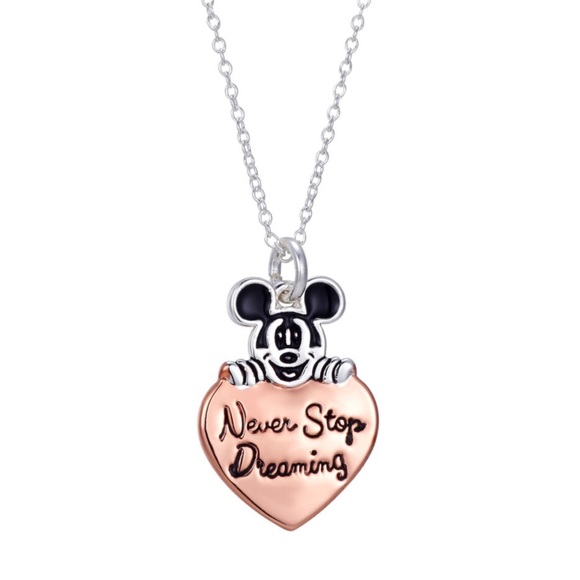NWT❣️Disney Classics Mickey Mouse Pendant Necklace - Picture 1 of 2